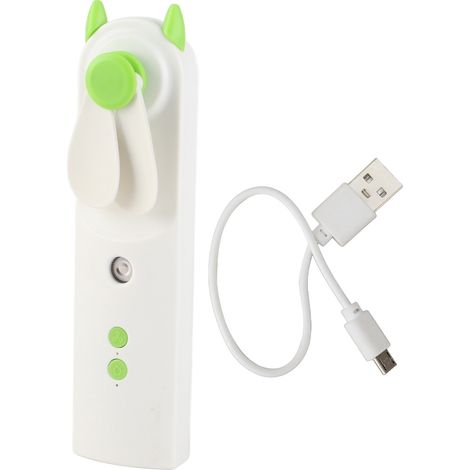 Handventilator mit einstellbarer, starker Windstärke, wiederaufladbar, tragbar, für Zuhause und draußen