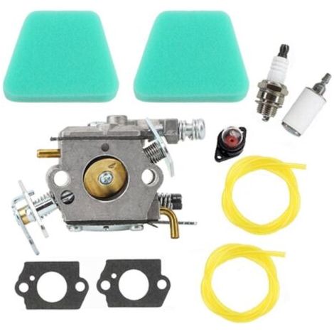 Carburateur pour Poulan et Poulan Pro 2250 2450 2550 2550LE 260Pro PP220 PP221 PP230 PP260 PN WT-625 WT-391 C1Q-W9 530071621 530069722 530035400, avec filtre à air. (1/4)