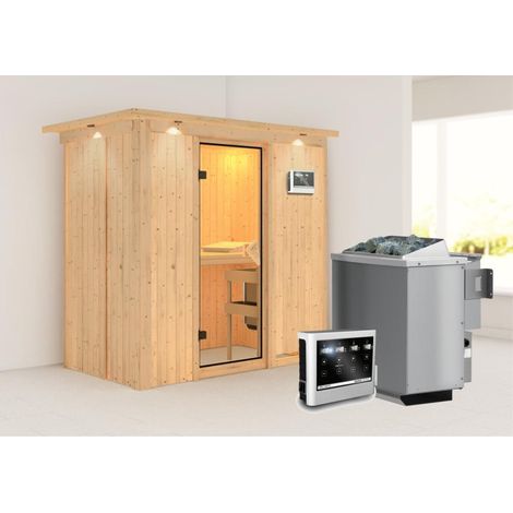 Variado( Front),9kW Bio.Strg bronzierte Ganzglastür u. DK