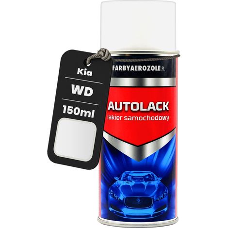 Pintura acrílica en aerosol lista para usar KIA WD blanca 150 ml casa blanca (1/5)