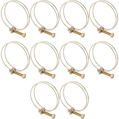 Schraubklemme für Wasserschläuche, Rohrschellen, Sanitärbefestigung (46 mm–51 mm)