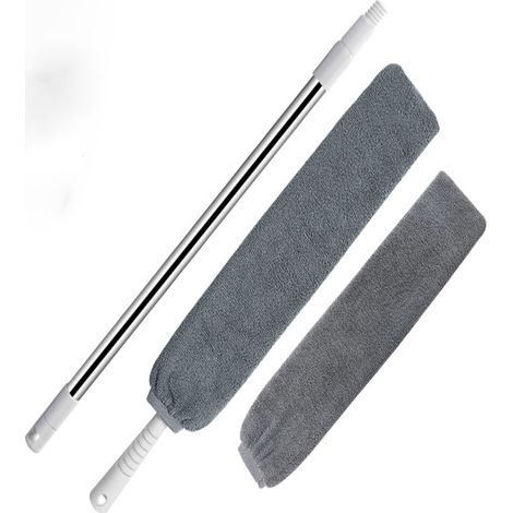 Plumeau telescopique Brosse de Nettoyage d'espace Extensible, Brosse à poussière avec Manche Extra-Long, plumeau de Nettoyage de Balayage (1/5)