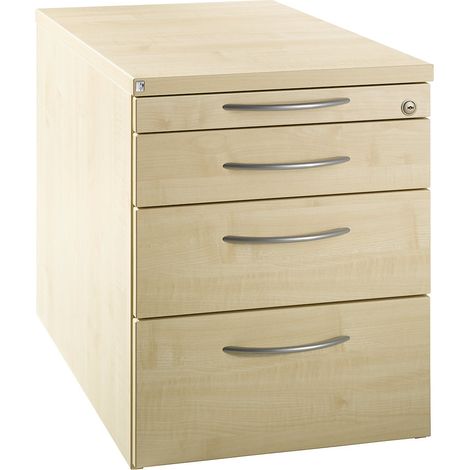 Certeo, HANNA - Caisson roulant, 1 tirette-plumier, 3 tiroirs (1/4)