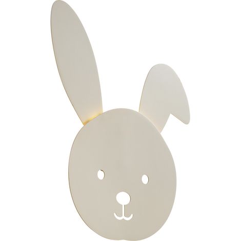 QAZQA Kinder Wandleuchte Beige inkl. LED 3-Stufen Dimmbar - Benny