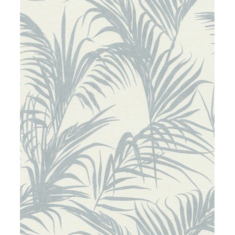 Rasch Vliestapete Deco Style Palmblätter türkis 10,05 x 0,53 m