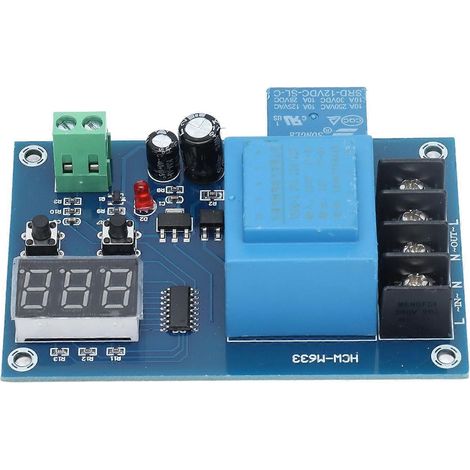 Ladesteuermodul Batterieladegerät-Controller Schutzplatine Digitalanzeige AC220V