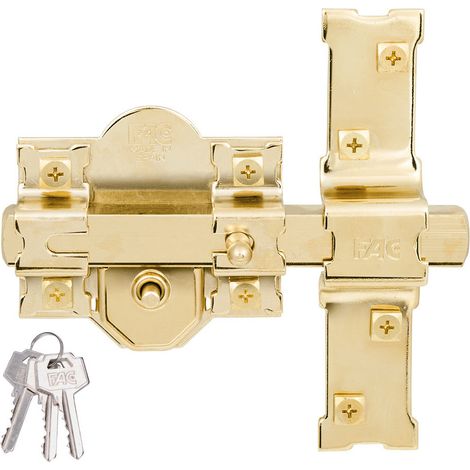Serrure Dorée Fac 301-rp/80 Serrure De Sûreté Dorée élégante - Fac (1/2)