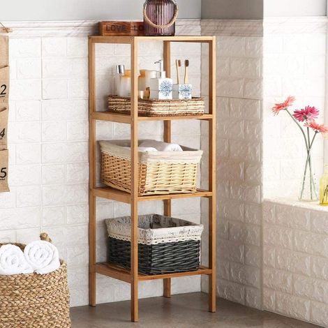 alpina étagère de salle de bain Brun H108xl32xL33cm