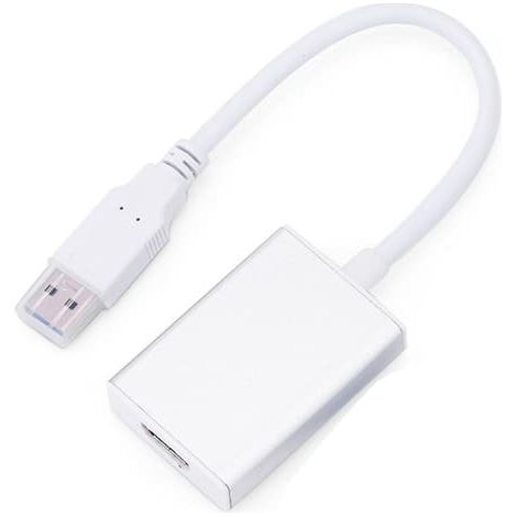 Câble convertisseur USB 3.0 vers HDMI, adaptateur graphique pour PC HD 1080p (blanc) (1/5)