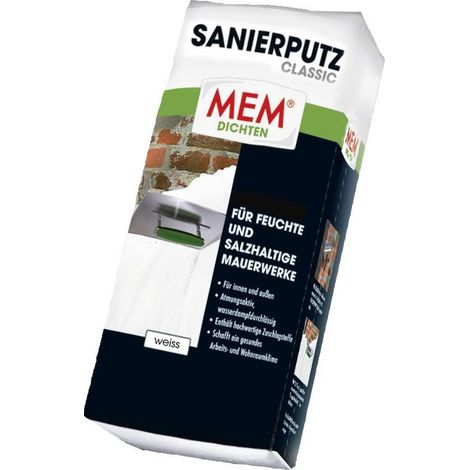 MEM Sanierputz Classic Weiß 25 Kg (1/2)