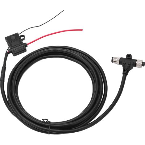 Câble de démarrage NMEA2000 avec connecteur en T, fusible, 3 mètres, 5 broches, filetage M12, étanche IP67, pour réseaux Simrad (1/5)