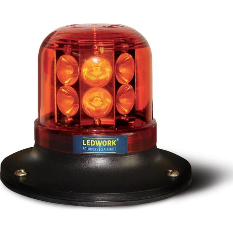Gyrophare LED à fixer 3 points, homologué UTAC CERAM - Transaxe - AR000005