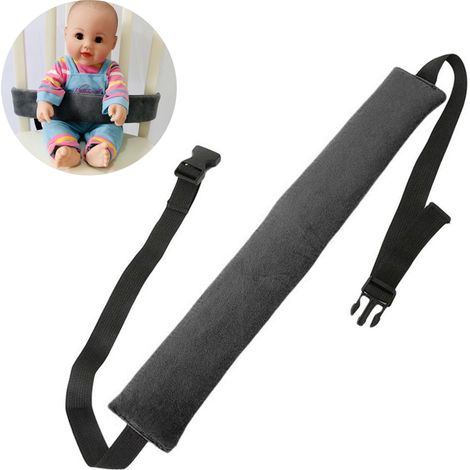 Ceinture De Sécurité Pour Chaise Haute - Réglable - Pour Chaise Haute Chaise À Manger Caddie De Supermarché - 1 Pièce (1/5)