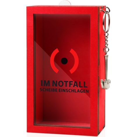 Boîte d'urgence amusante avec marteau - Cadeau d'anniversaire personnalisé pour l'argent, les bonbons, le chocolat ou d'autres cadeaux en argent, boîte en bois décorative, cadeaux (1/5)