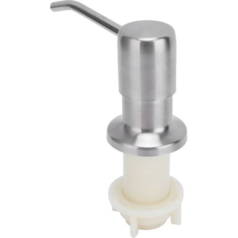 Seifenpumpenkopf-Set aus Edelstahl 304 für Küchenspülen, Einbau-Flüssigkeitsspender mit Verlängerungsrohr (1/5)