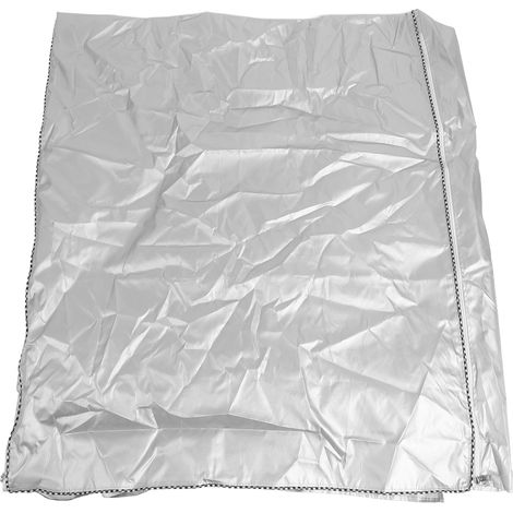 Housse de lave-linge séchant en tissu Oxford argenté, compatible avec les lave-linge et sèche-linge à chargement par le haut et par l'avant. (1/5)
