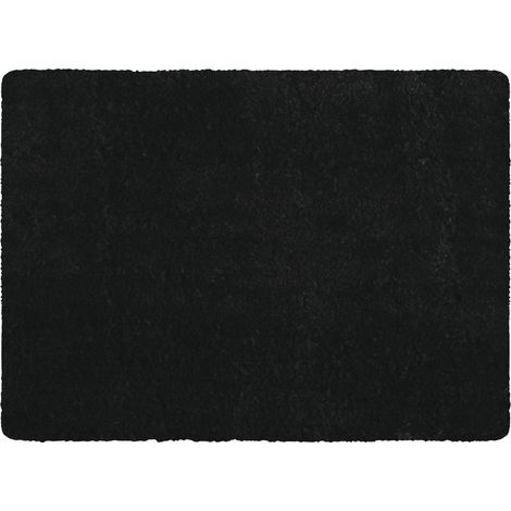 Alfombra de baño de microfibra 40x60cm Negro MSV