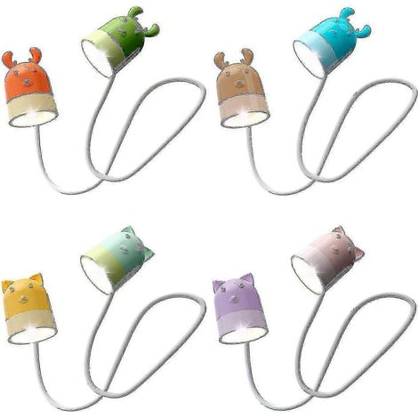 Lámpara de lectura LED para el cuello, ideal para leer en la cama, con brazos flexibles para mayor comodidad al leer. (1/5)