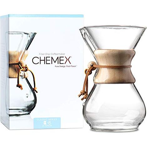 CHEMEX Classic Jarra de café con filtro para 6 tazas