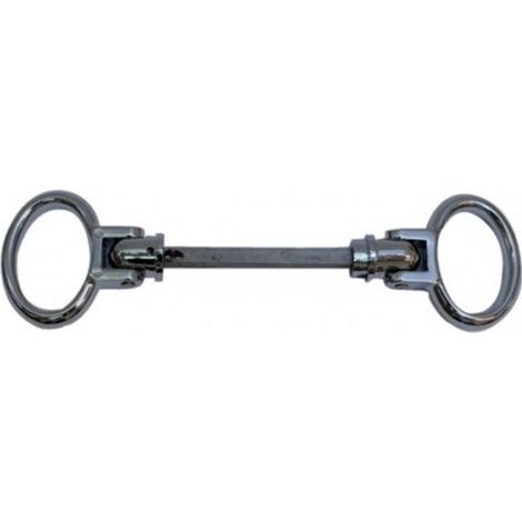 Boucle double chromé brillant 7/48mm à trou 2 portées - VACHETTE - 008486 (1/3)
