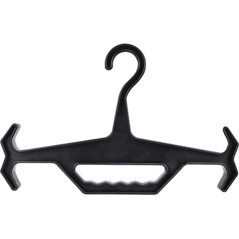 (Black) Multifunctional Hanger, Heavy-Duty Coat Rack with High Load Capacity and Comfortable Handle, Ideal for Outdoor Use (1/5)
