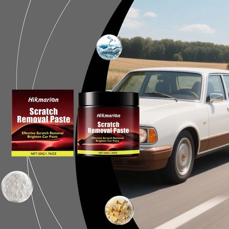 Autokratzer-Pflegecreme, Reinigungs- und Poliercreme für Autolackkratzer – 50 g -- DE (1/5)