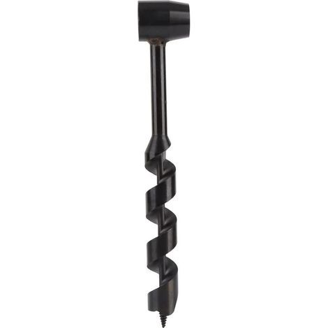 Handbohrer, Bohrer für Wildnisüberlebenssituationen, Holzbearbeitungsverlängerung, schwarzer Handbohrer, Bohrer (25-230 mm) (1/4)