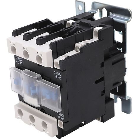 Contacteur CA 220 V 40 A haute sensibilité à pointe argentée tripolaire pour la distribution d'énergie (1/5)