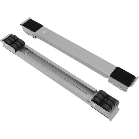 Roulettes extensibles robustes pour appareils électroménagers, supportant une charge de 300 kg, avec base rétractable, pour lave-linge, sèche-linge et meubles. (1/5)