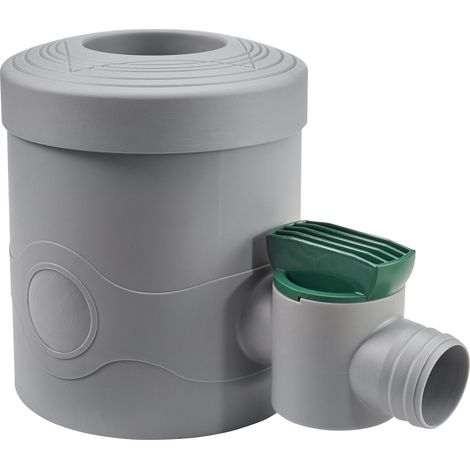 GARANTIA raccoglitore di pioggia DN 68-100 con rubinetto grigio incl. elemento filtrante