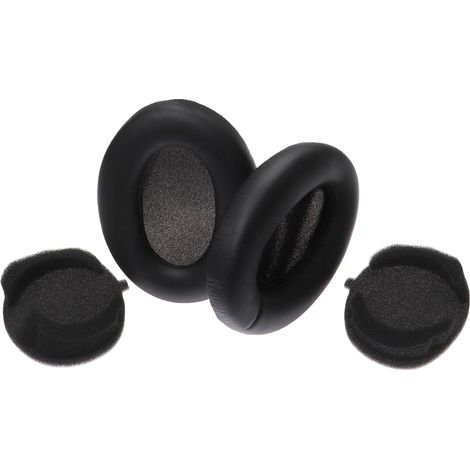 vhbw cuscinetti auricolari di ricambio compatibile con Sony WH-1000XM3 cuffie, headset, plastica nero