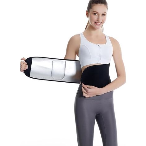 Ceinture amincissante pour femmes et hommes, idéale pour la perte de poids, la transpiration abdominale et le fitness. (1/2)