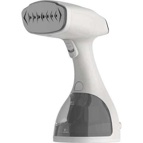 Mini iron, mini steam iron, portable steamer, 20s fast heating, 350ml water tank, 2000W, compact hanging iron for home use - White (1/5)