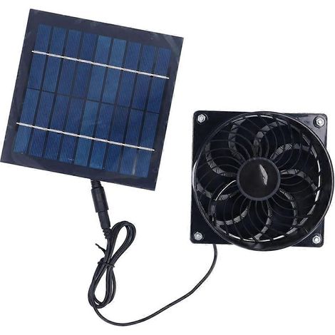 Alimenté solaire évacuation vent ventilateur professional efficient énergie saving duct pour outside attic dog house (1/5)