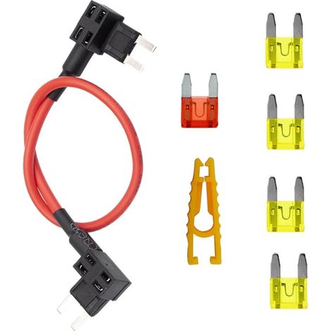 Porte-fusibles doubles pour le raccordement électrique dans les équipements de réparation de véhicules et de camping (1/5)