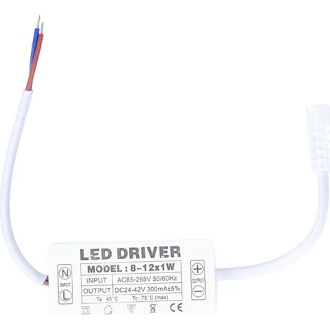 Driver LED, courant constant AC85-265V DC24-42V Transformateur de lampe pour chambre à coucher pour bureau pour salon