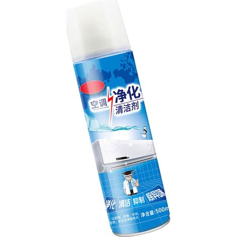 Nettoyant multi-usages pour climatiseur (500 ml) pour la maison et la voiture - Nettoyant doux sans démontage - Version chinoise (1/5)