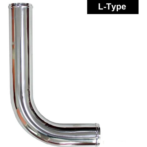 Tube en aluminium universel R-EP de 2,5 pouces, diamètre de 63 mm, adapté à l'admission d'intercooler de course, type LS 0/45/90/180 degrés.