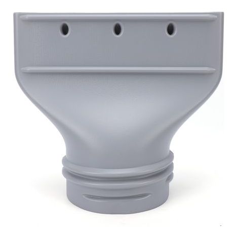 Adaptateur de tuyau AC, connecteur de sortie d'aération plat pour climatiseur mobile, convient au tuyau d'échappement de 130 mm à 150 mm, adaptateur compact léger pour bouche de voiture (1/5)