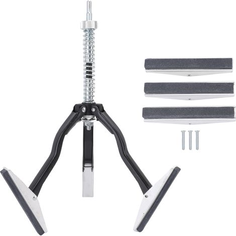 Ortviai Brosse de rectification de cylindre moteur 4 pouces, 3 mâchoires avec 3 pierres abrasives 220 grains (1/4)