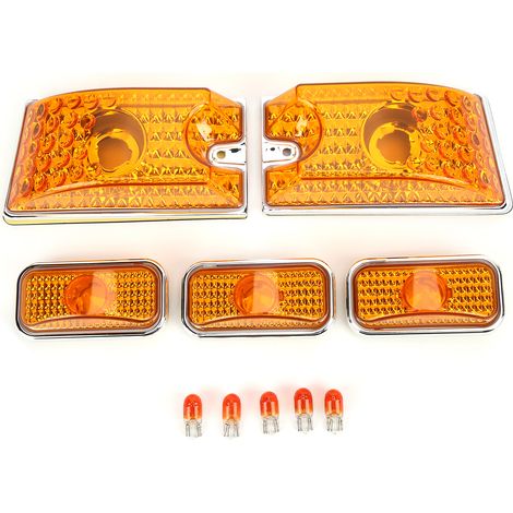 Feux de toit jaune avec ampoule LED 15060523 Compatible Hummer H2 SUT 2005-2009 (1/5)