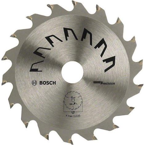 1x Lame de Scie Circulaire Precison (pour Bois, Ø 184 x 2.5/1.5 x 20/16 mm, 40 Dents, ATB, avec 1x Bague de Réduction 16 mm, Accessoire Scie Circulaire) (1/3)