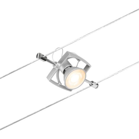Projecteur simple mac ii paulmann 944.31-gu5.3 chromé mat