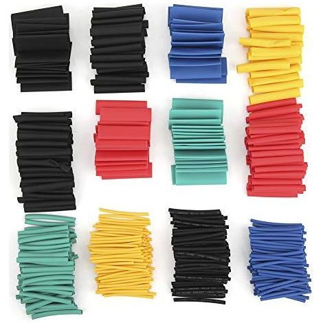 Tubo termorestringente, kit di tubi termorestringenti da 530 pezzi, kit di tubi termorestringenti per guaine per cavi di protezione ambientale per fai da te, tubo dell'amplificatore