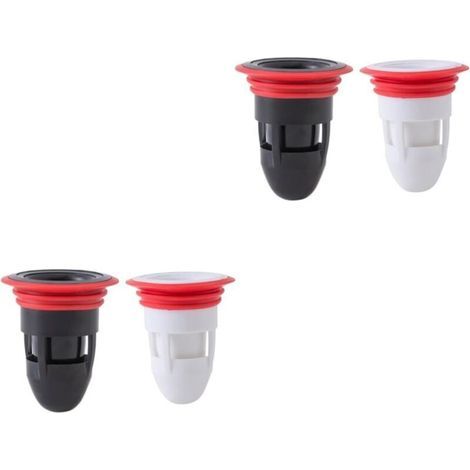 Lot de 2 Bouchons de Drain en Silicone pour Salle de Bain – Anti-Obstruction, Désodorisant et Étanche (1/5)