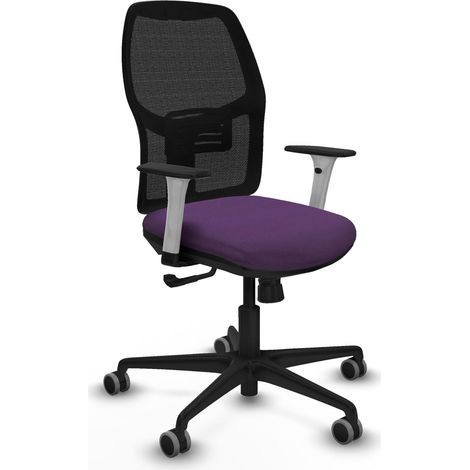 Chaise de bureau piqueras y crespo Alfera blanc mousse 120 kg (1/2)
