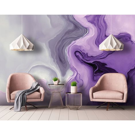 Fototapete Abstrakt Marmor, für Wohnzimmer und Schlafzimmer, 150 x 105 cm – Komplettset inkl. Kleister & Anleitung (1/5)