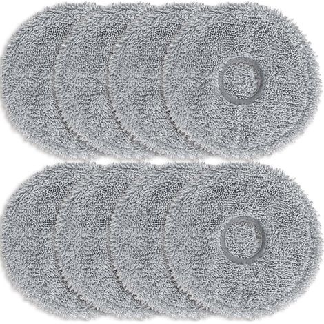 Serpillières pour Dreame L10s Ultra, L10 Ultra, L10s Pro, Xiaomi X10+ pack de 8