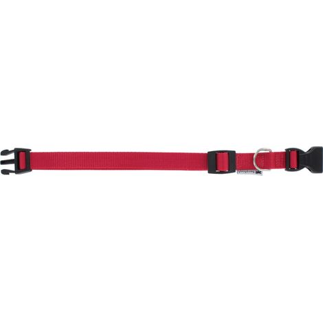 collare per cane cani Club rosso regolabile 23-32 cm nylon articoli animali (1/2)