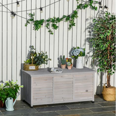 meuble rangement jardin coffre 127 x 56 x 60 cm OKMYHOME (1/3)